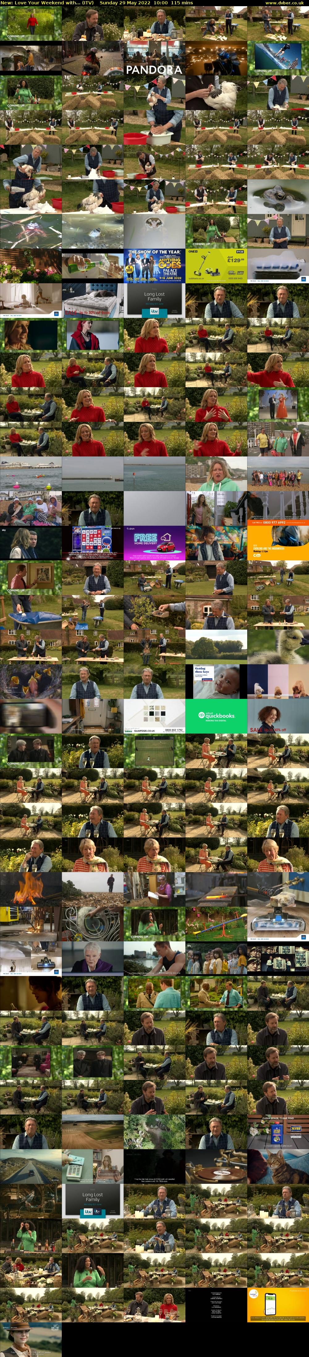 Love Your Weekend with... (ITV) Sunday 29 May 2022 10:00 - 11:55