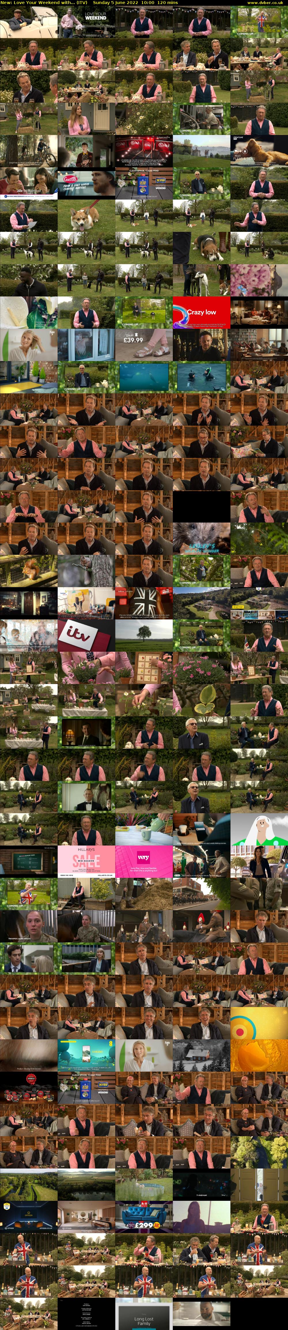 Love Your Weekend with... (ITV) Sunday 5 June 2022 10:00 - 12:00