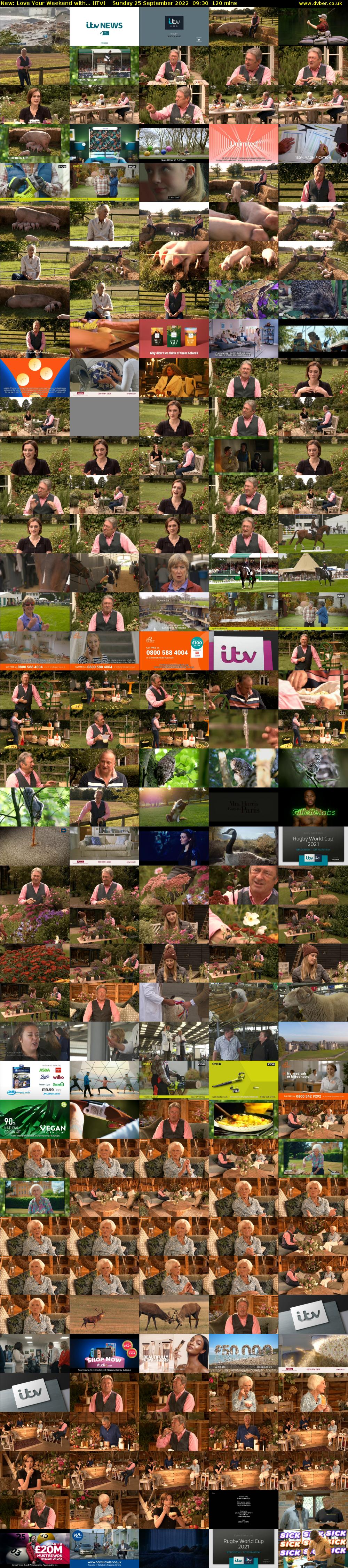 Love Your Weekend with... (ITV) Sunday 25 September 2022 09:30 - 11:30