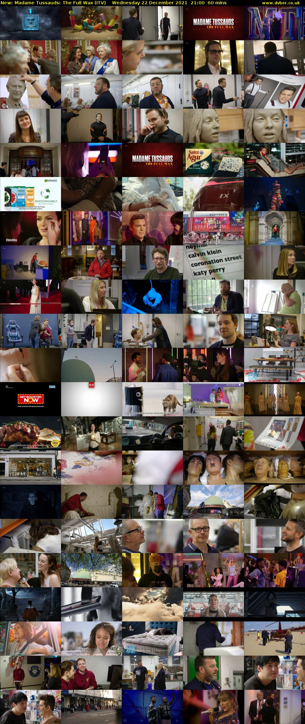 Madame Tussauds: The Full Wax (ITV) Wednesday 22 December 2021 21:00 - 22:00