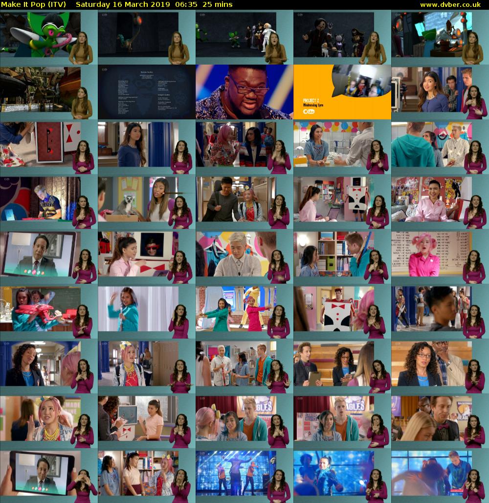 Make It Pop (ITV) Saturday 16 March 2019 06:35 - 07:00