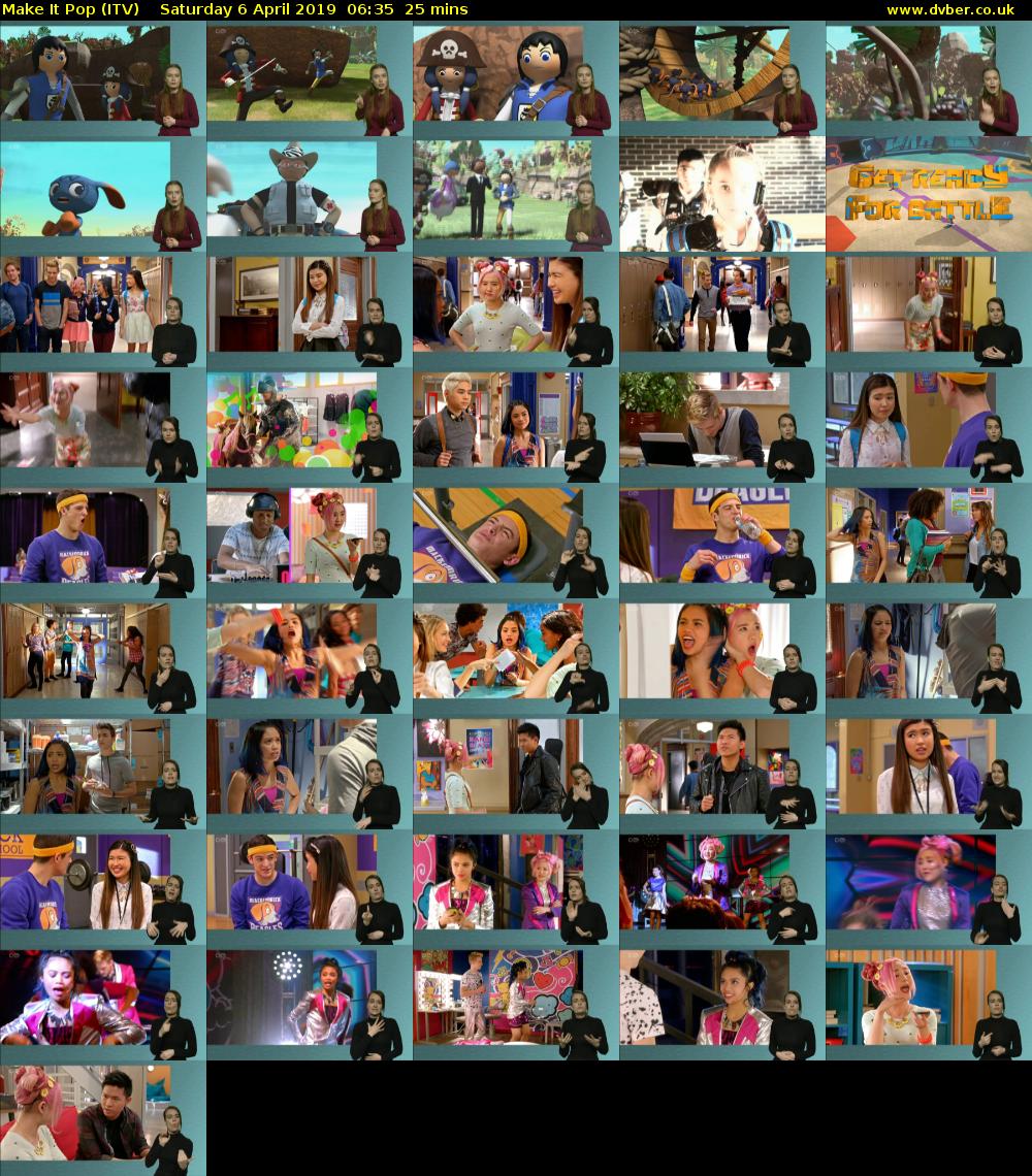 Make It Pop (ITV) Saturday 6 April 2019 06:35 - 07:00