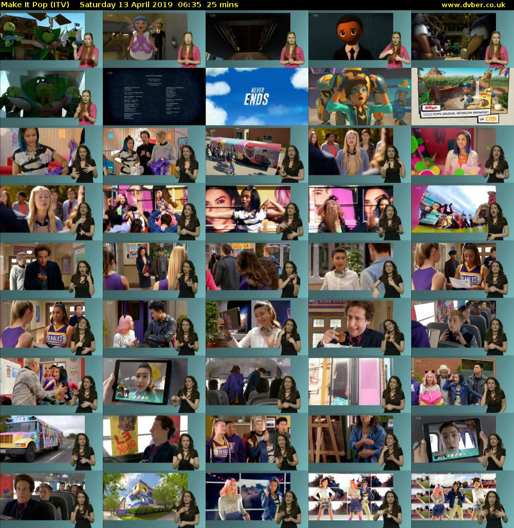 Make It Pop (ITV) Saturday 13 April 2019 06:35 - 07:00