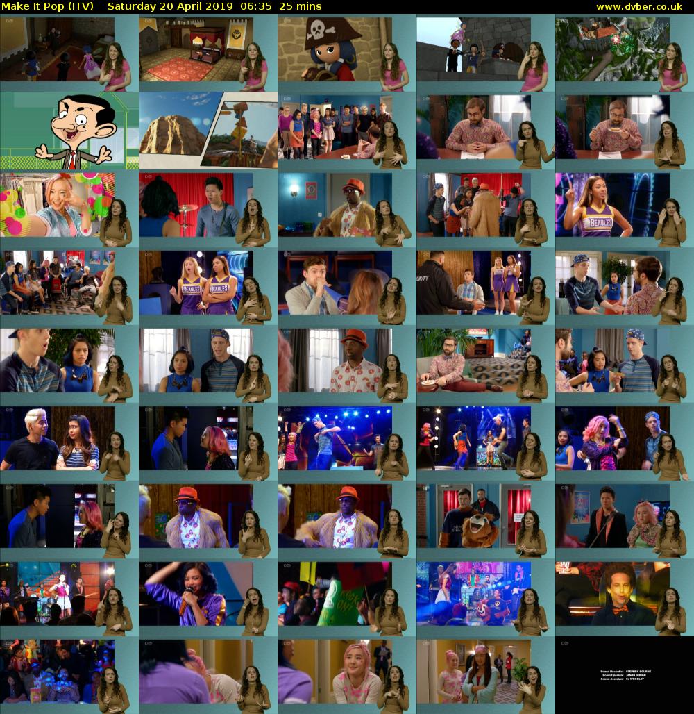 Make It Pop (ITV) Saturday 20 April 2019 06:35 - 07:00