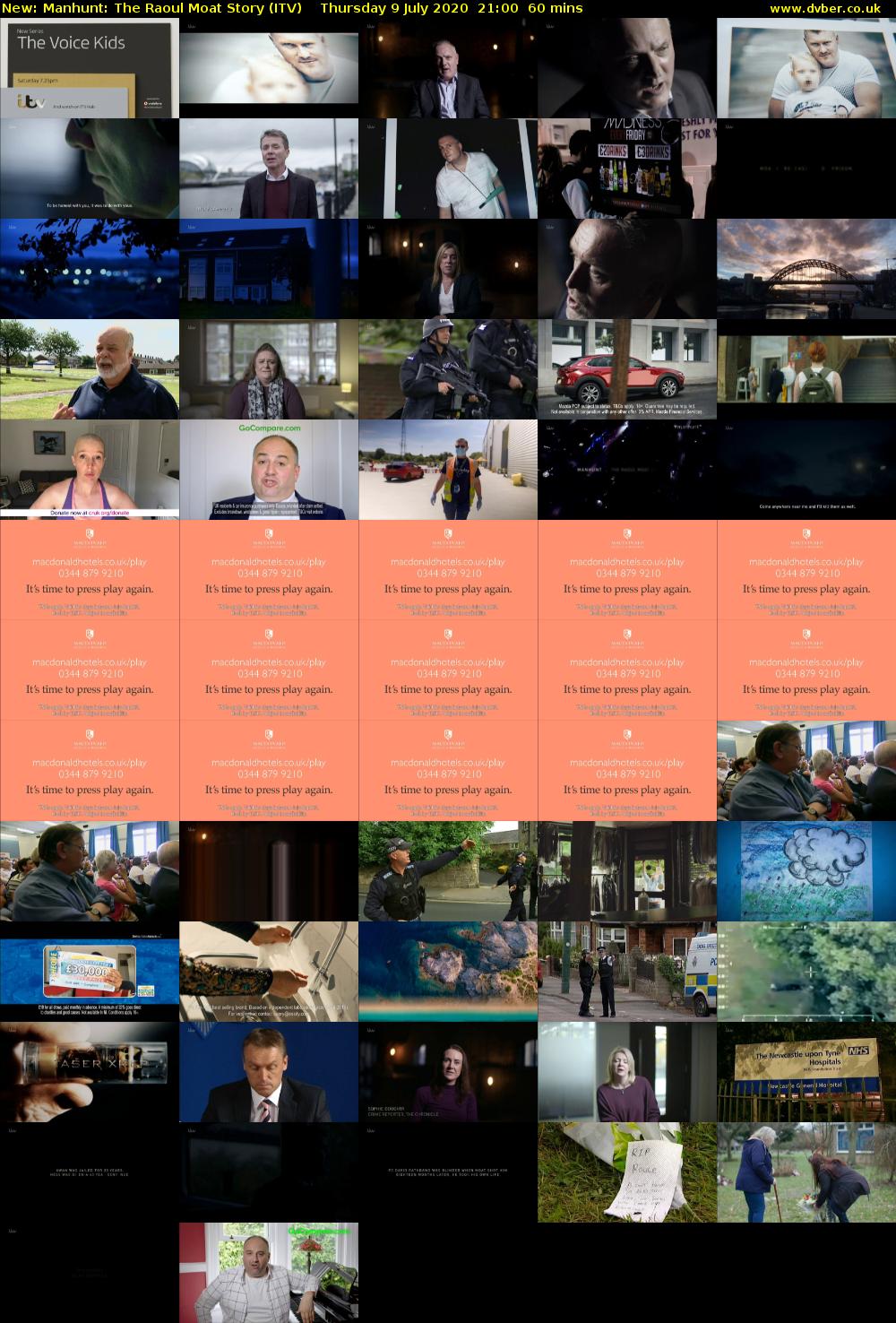 Manhunt: The Raoul Moat Story (ITV) Thursday 9 July 2020 21:00 - 22:00