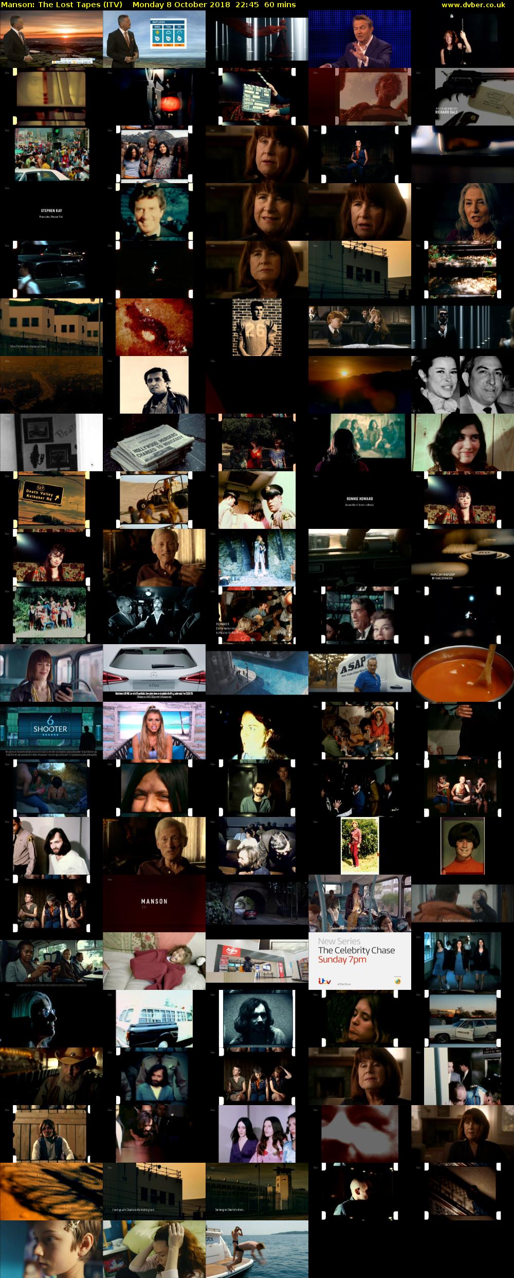 Manson: The Lost Tapes (ITV) Monday 8 October 2018 22:45 - 23:45