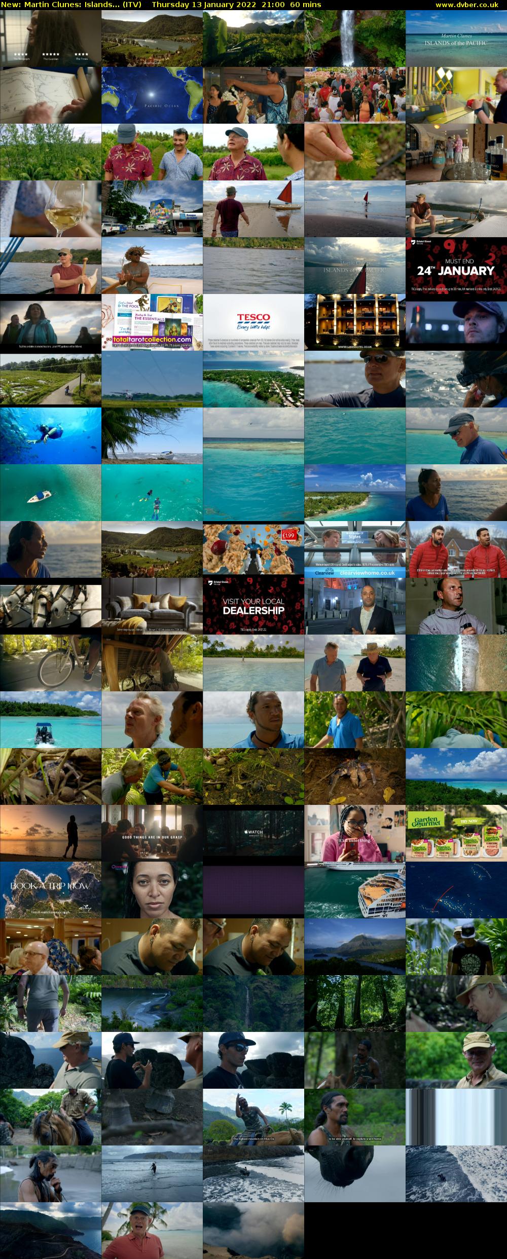 Martin Clunes: Islands... (ITV) Thursday 13 January 2022 21:00 - 22:00