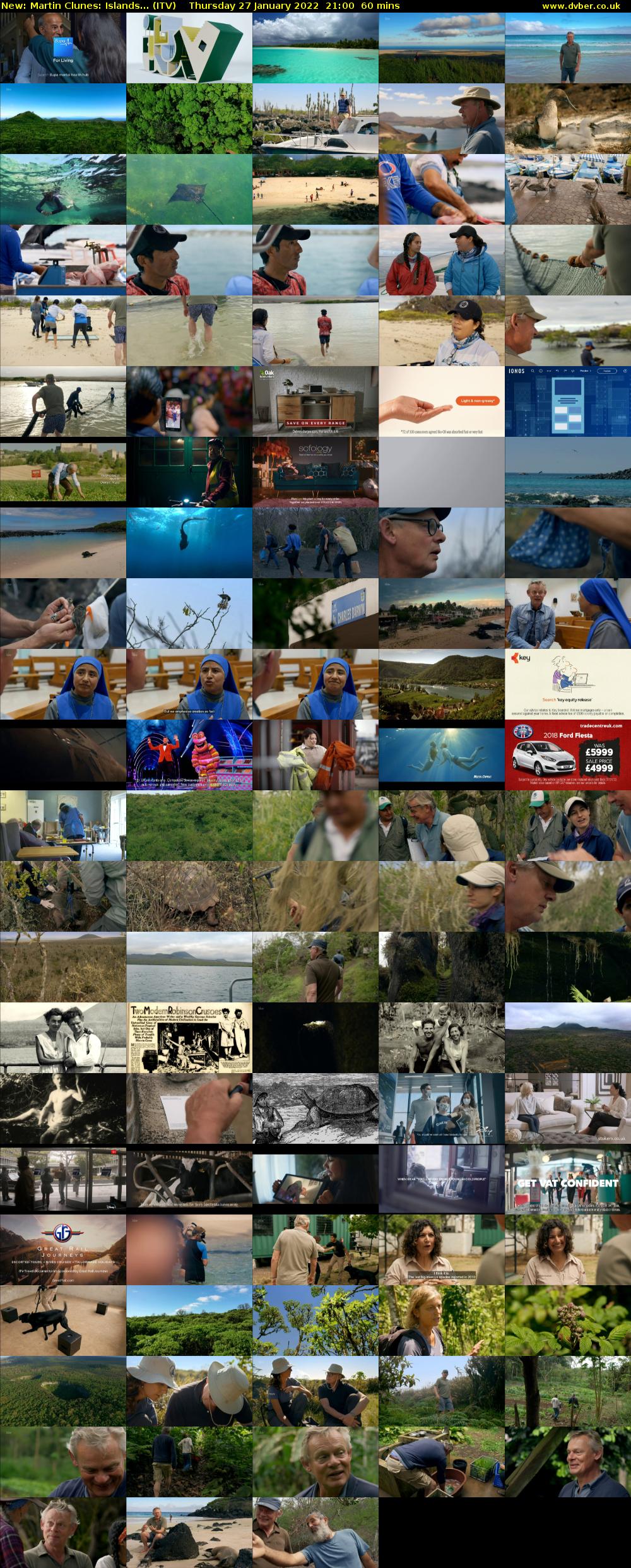 Martin Clunes: Islands... (ITV) Thursday 27 January 2022 21:00 - 22:00