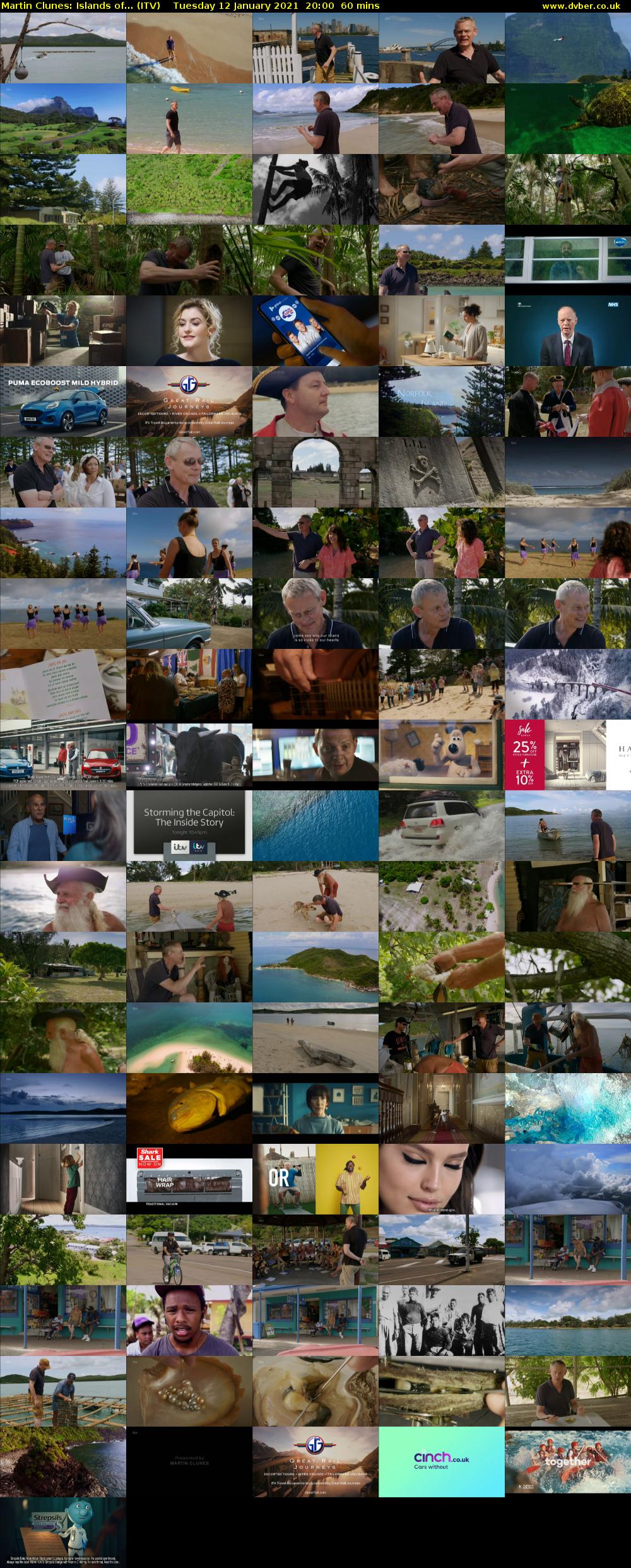 Martin Clunes: Islands of... (ITV) Tuesday 12 January 2021 20:00 - 21:00