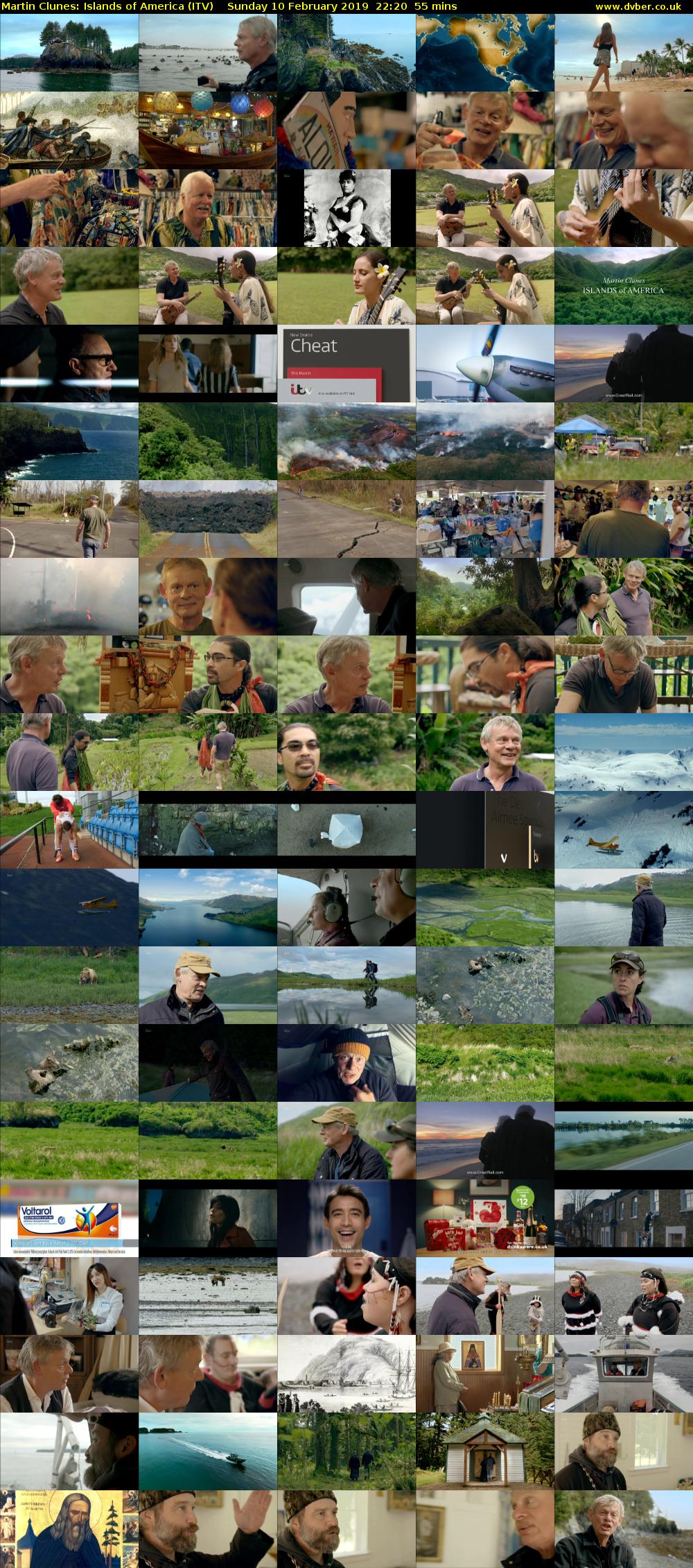 Martin Clunes: Islands of America (ITV) Sunday 10 February 2019 22:20 - 23:15
