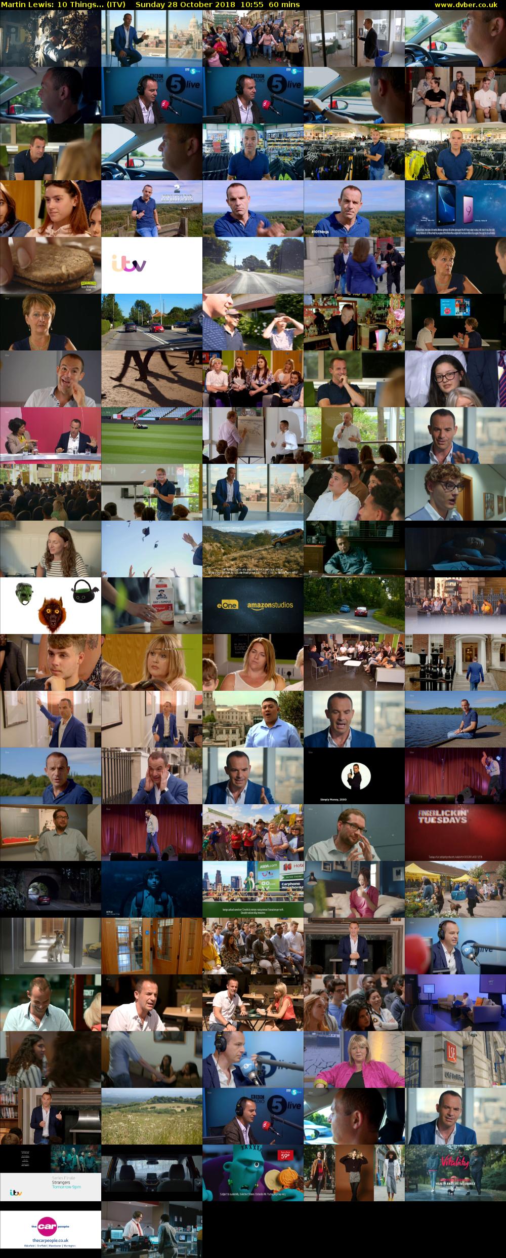 Martin Lewis: 10 Things... (ITV) Sunday 28 October 2018 10:55 - 11:55