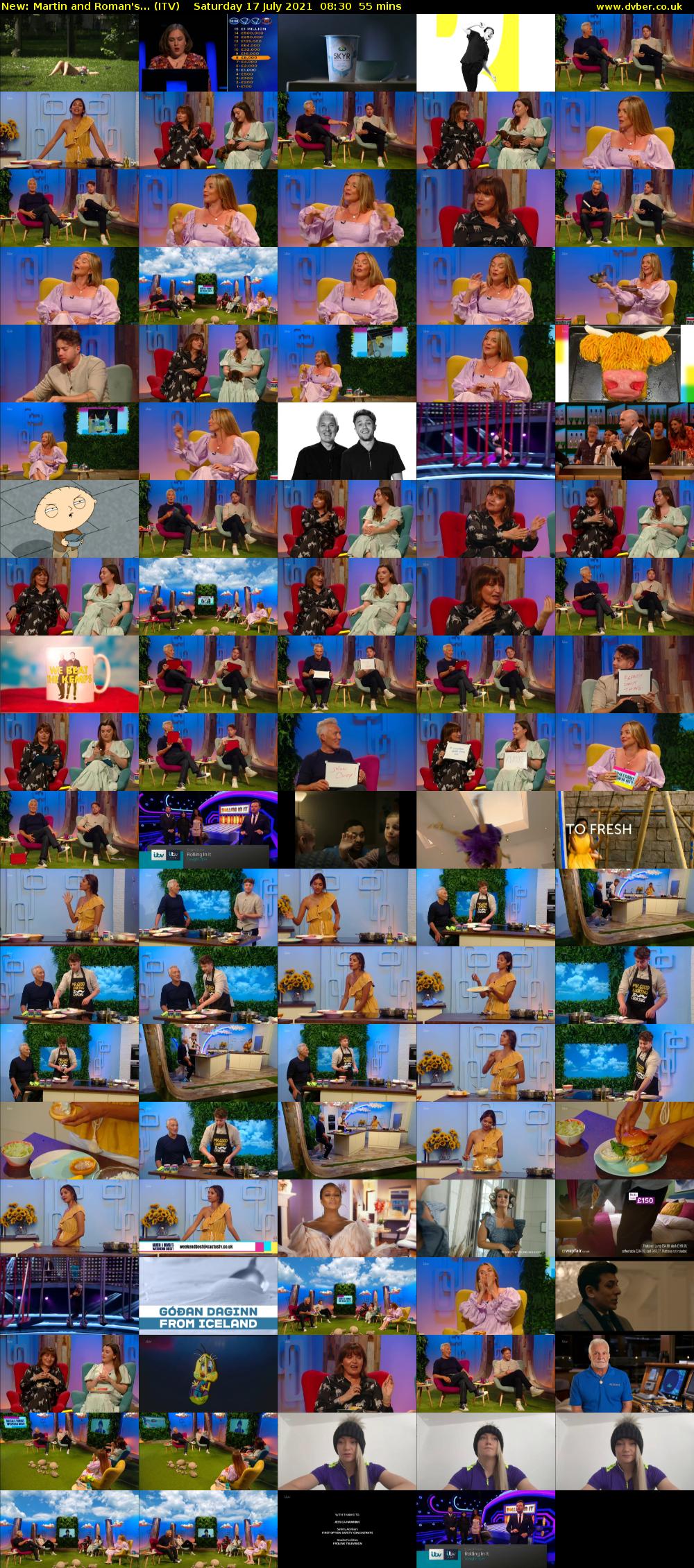 Martin and Roman's... (ITV) Saturday 17 July 2021 08:30 - 09:25