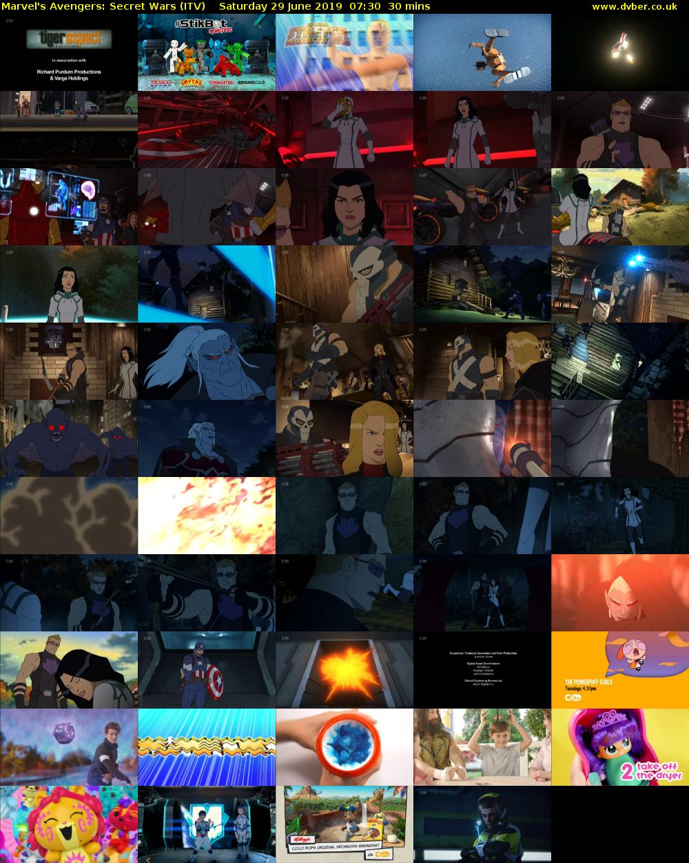 Marvel's Avengers: Secret Wars (ITV) Saturday 29 June 2019 07:30 - 08:00
