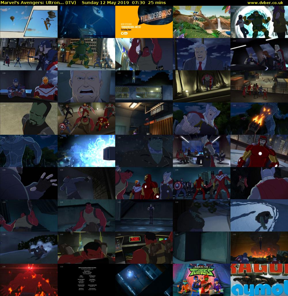 Marvel's Avengers: Ultron... (ITV) Sunday 12 May 2019 07:30 - 07:55