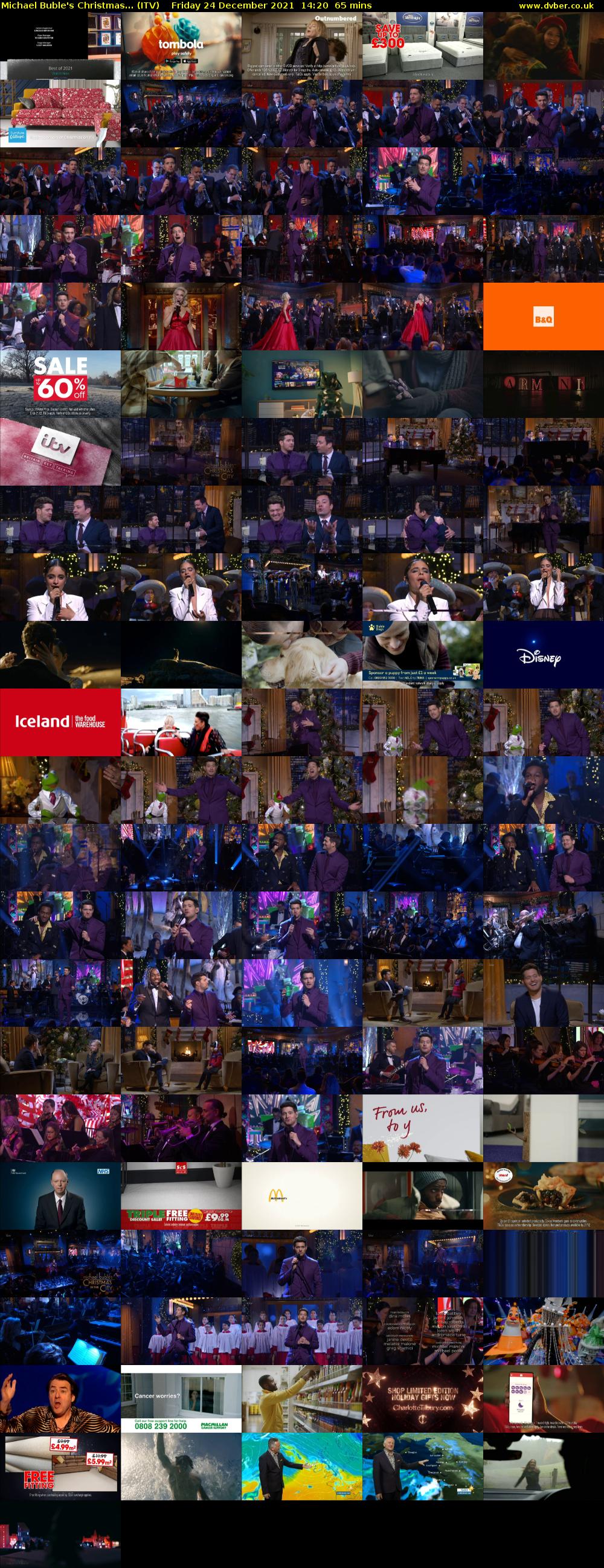 Michael Buble's Christmas... (ITV) Friday 24 December 2021 14:20 - 15:25