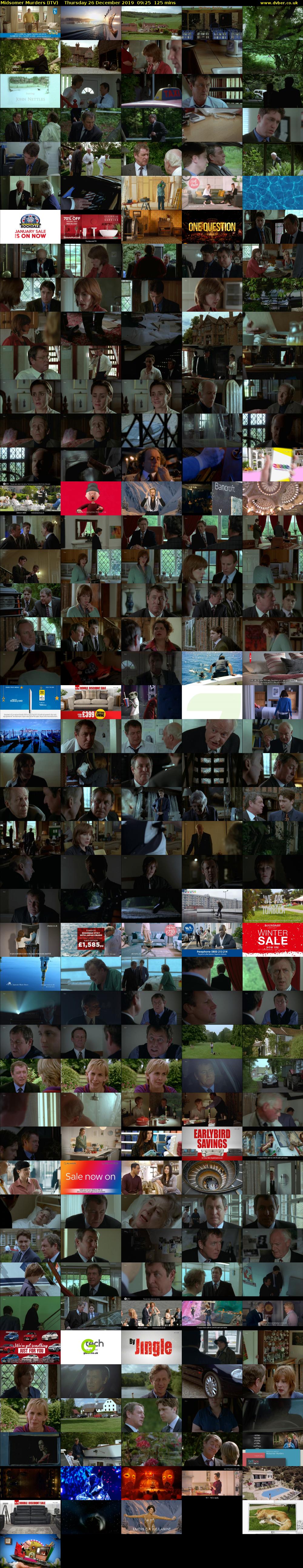 Midsomer Murders (ITV) Thursday 26 December 2019 09:25 - 11:30
