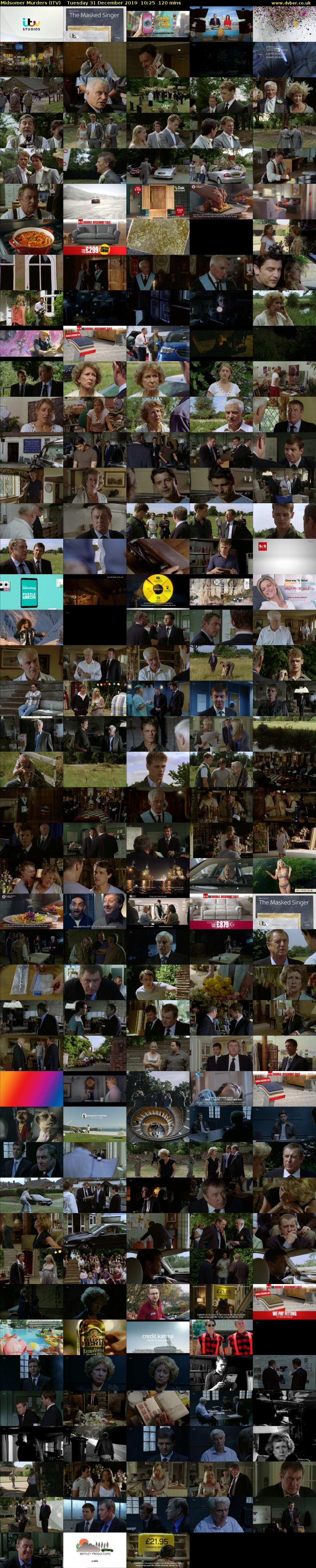 Midsomer Murders (ITV) Tuesday 31 December 2019 10:25 - 12:25