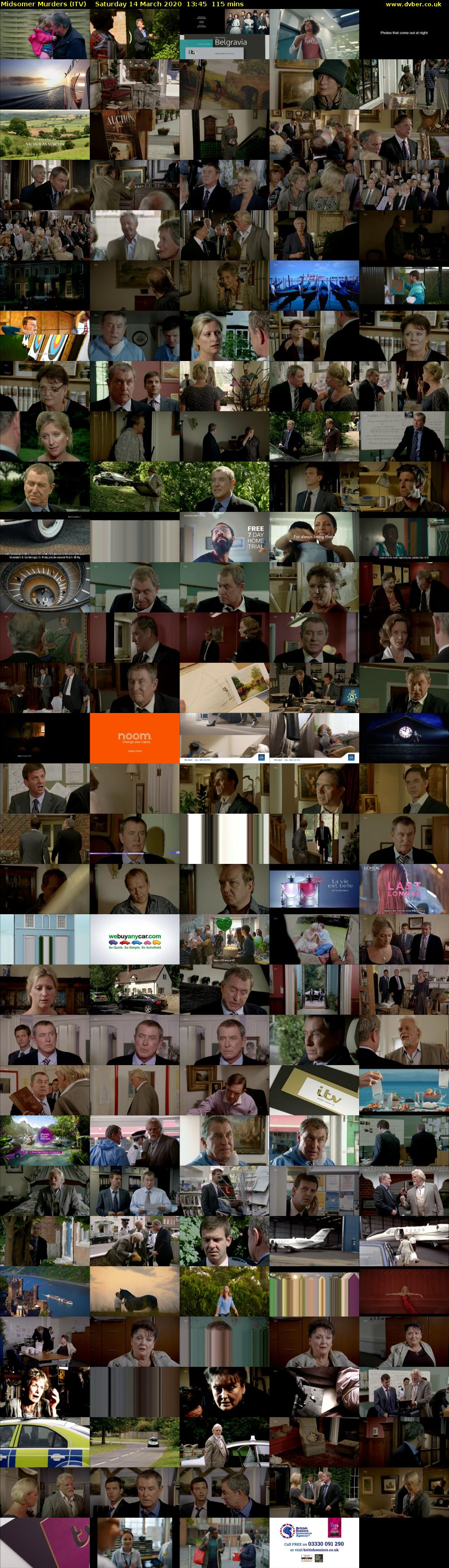 Midsomer Murders (ITV) Saturday 14 March 2020 13:45 - 15:40