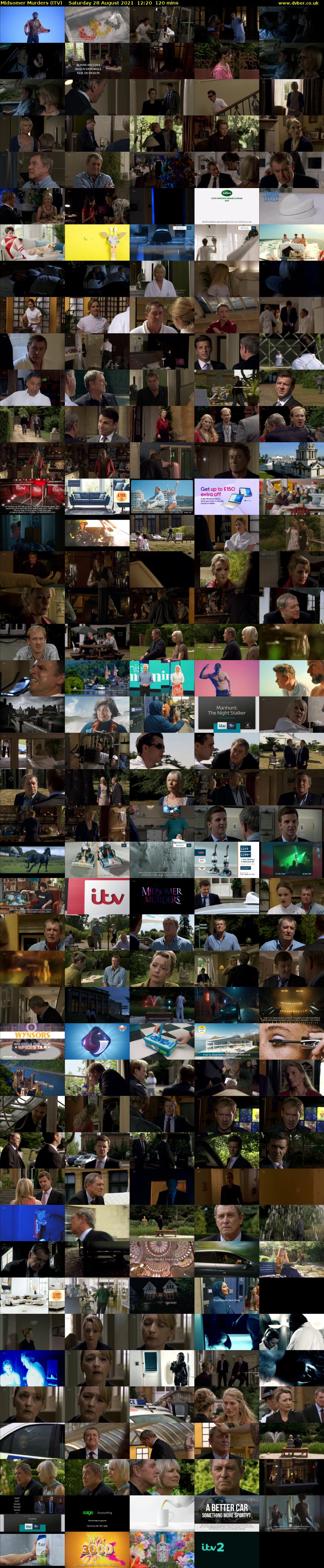 Midsomer Murders (ITV) Saturday 28 August 2021 12:20 - 14:20