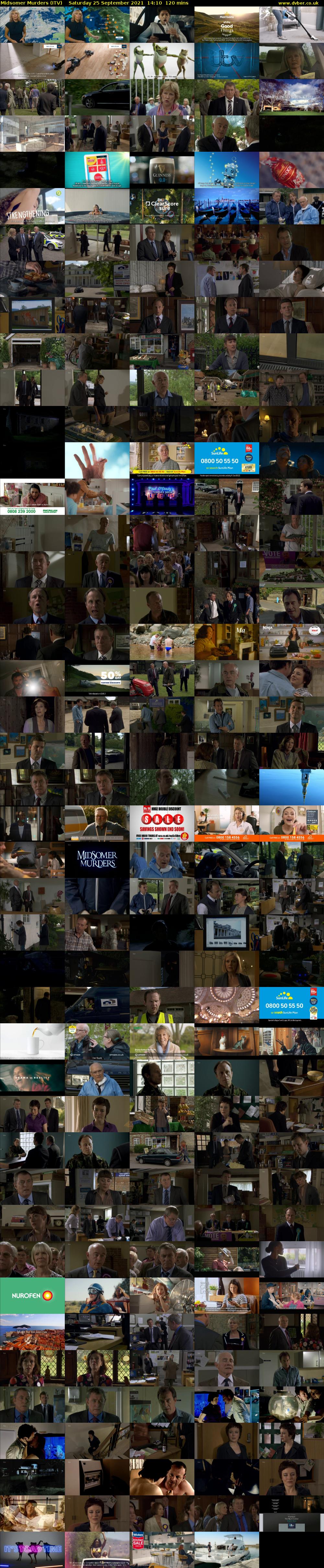 Midsomer Murders (ITV) Saturday 25 September 2021 14:10 - 16:10