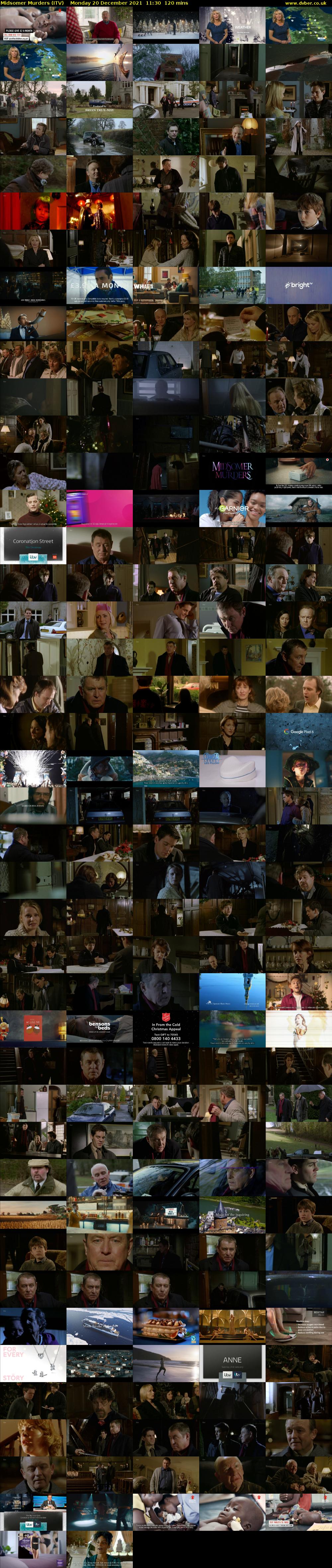 Midsomer Murders (ITV) Monday 20 December 2021 11:30 - 13:30