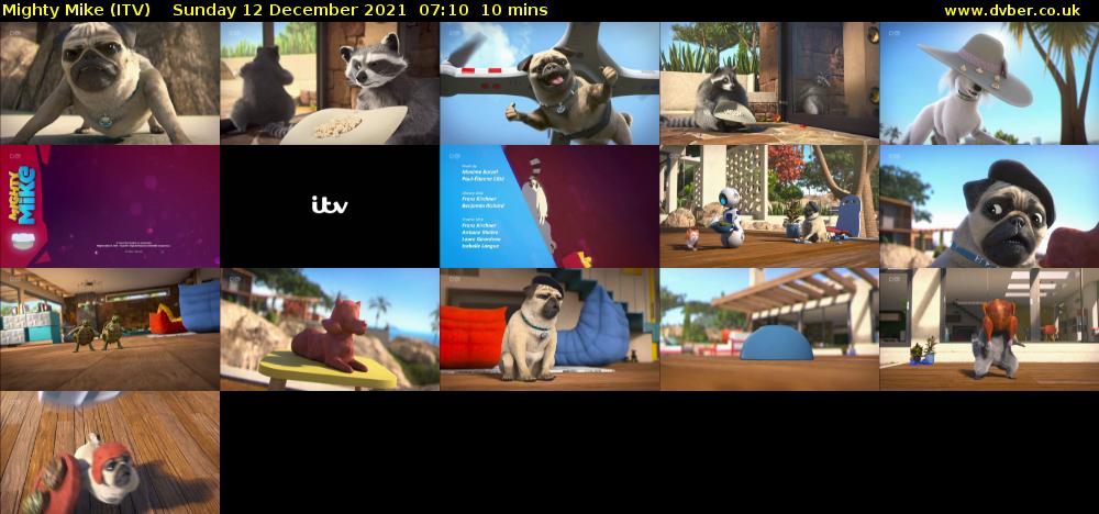 Mighty Mike (ITV) Sunday 12 December 2021 07:10 - 07:20
