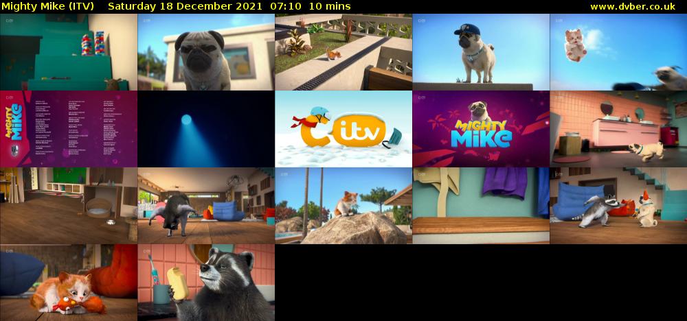 Mighty Mike (ITV) Saturday 18 December 2021 07:10 - 07:20