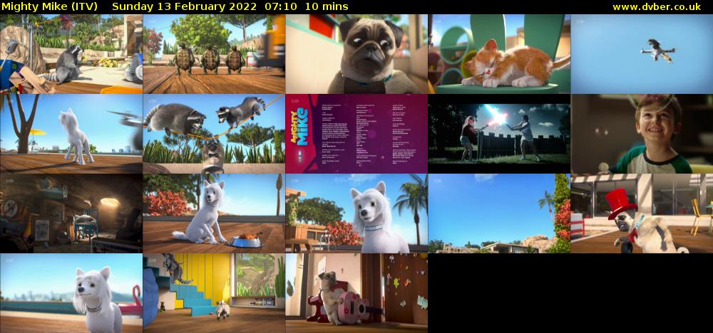 Mighty Mike (ITV) Sunday 13 February 2022 07:10 - 07:20