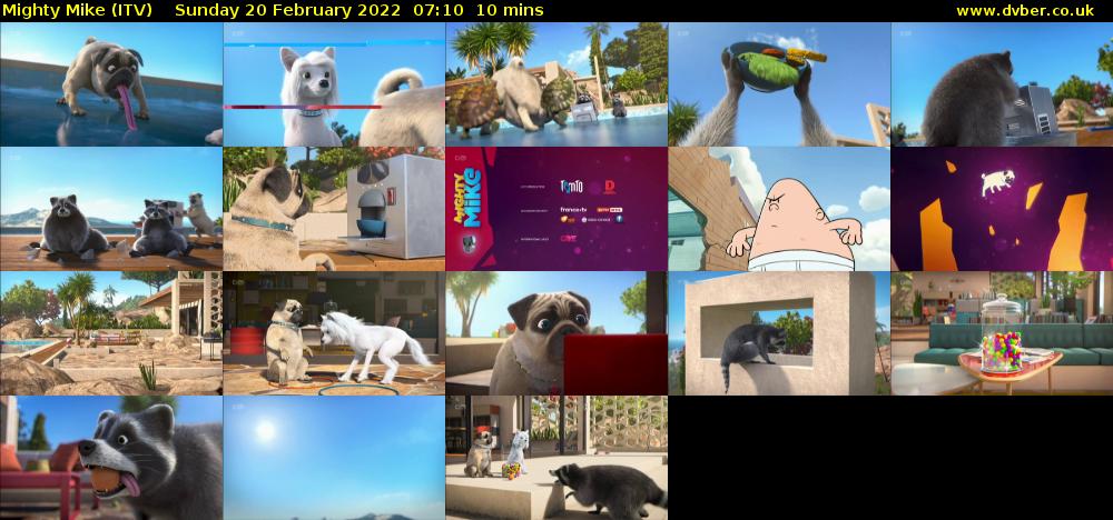 Mighty Mike (ITV) Sunday 20 February 2022 07:10 - 07:20