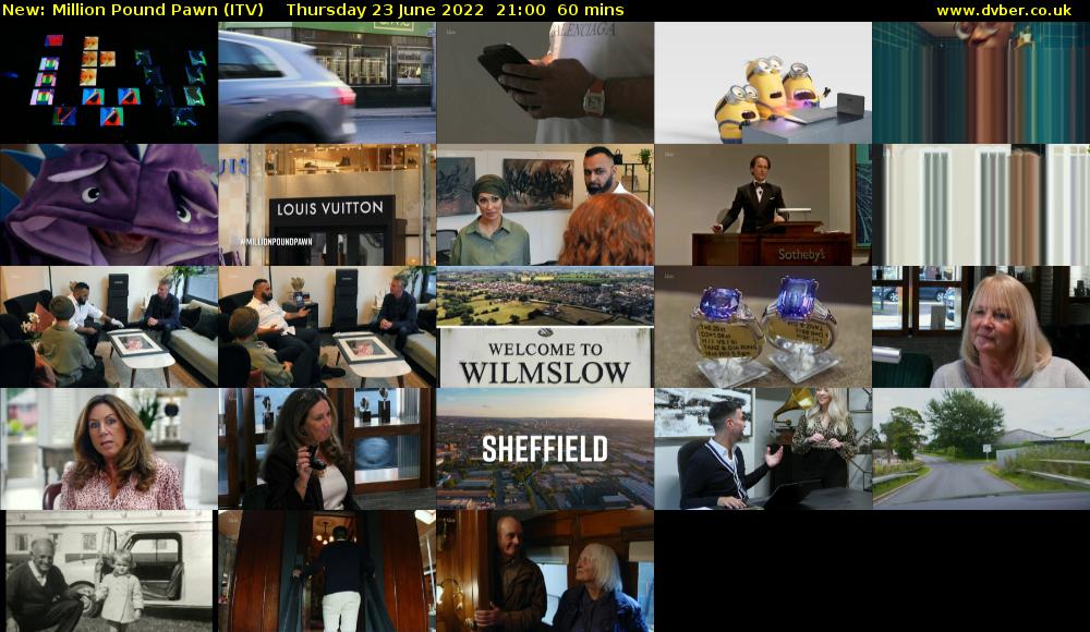 Million Pound Pawn (ITV) Thursday 23 June 2022 21:00 - 22:00