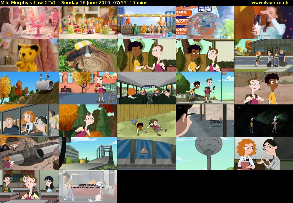 Milo Murphy's Law (ITV) Sunday 16 June 2019 07:55 - 08:10