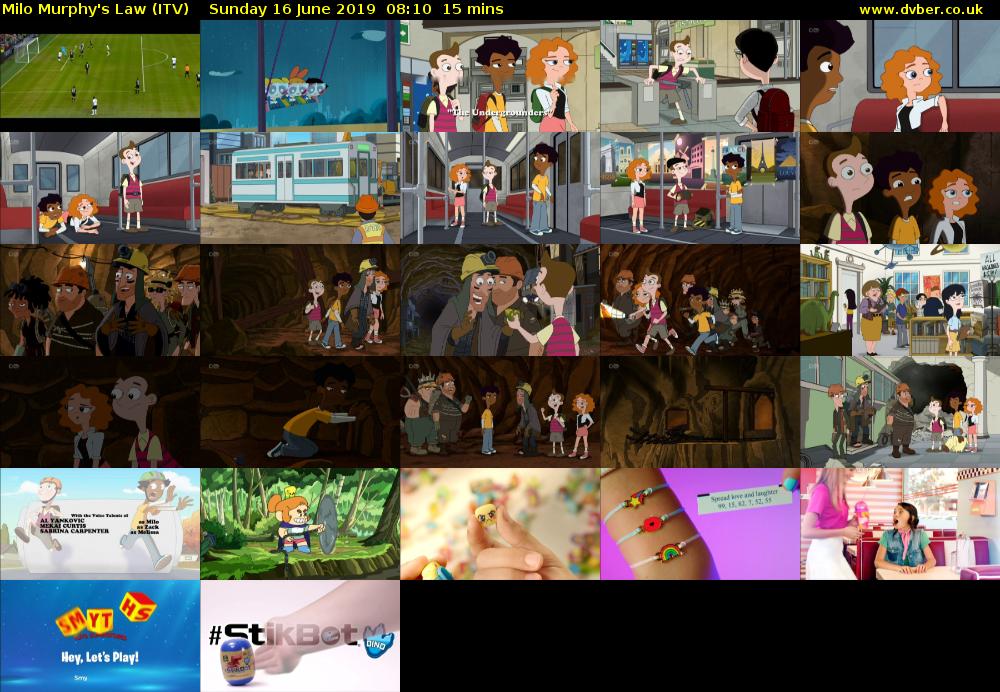 Milo Murphy's Law (ITV) Sunday 16 June 2019 08:10 - 08:25
