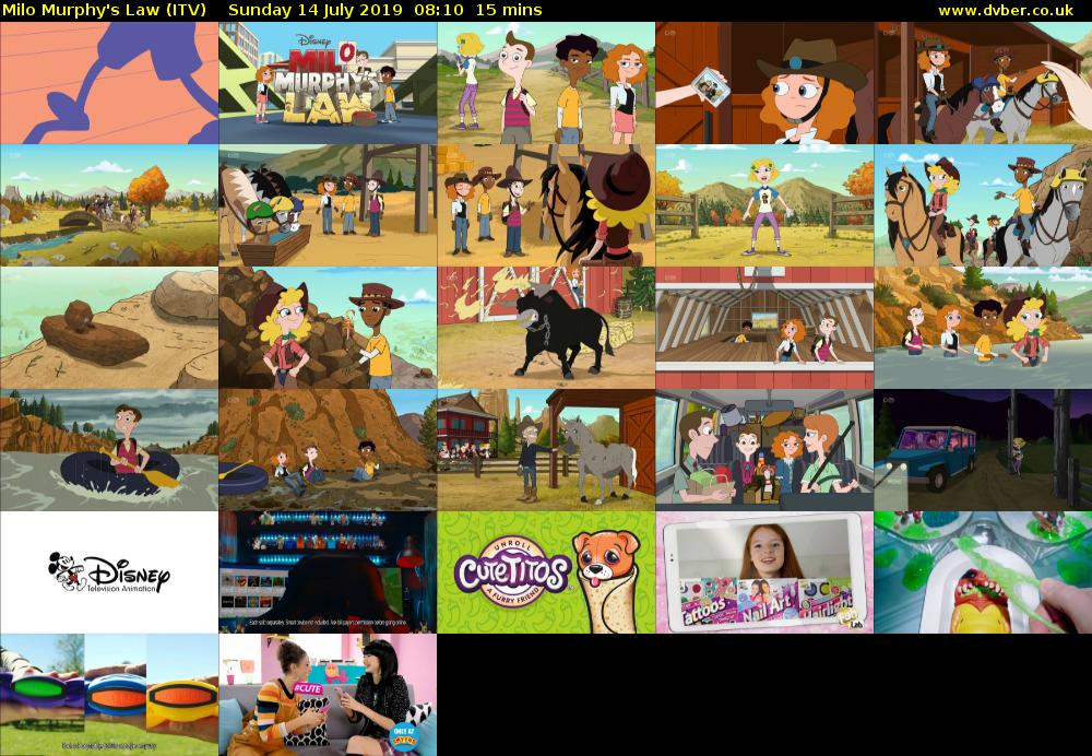 Milo Murphy's Law (ITV) Sunday 14 July 2019 08:10 - 08:25