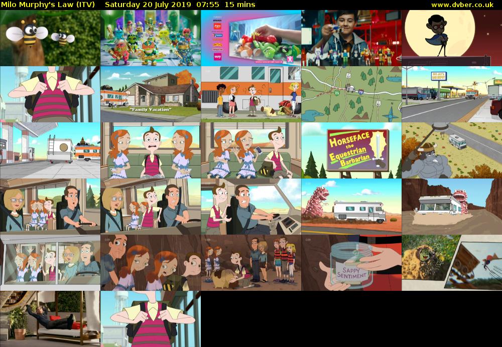 Milo Murphy's Law (ITV) Saturday 20 July 2019 07:55 - 08:10