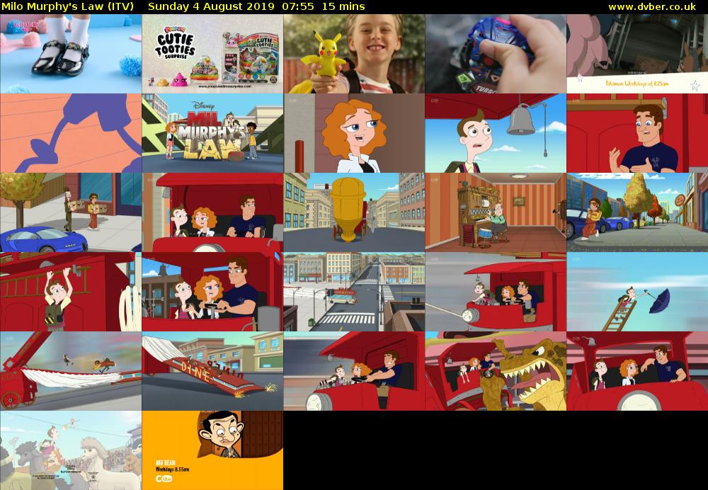Milo Murphy's Law (ITV) Sunday 4 August 2019 07:55 - 08:10