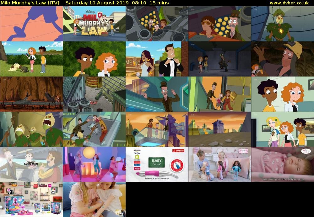 Milo Murphy's Law (ITV) Saturday 10 August 2019 08:10 - 08:25