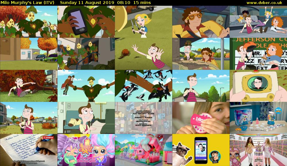 Milo Murphy's Law (ITV) Sunday 11 August 2019 08:10 - 08:25