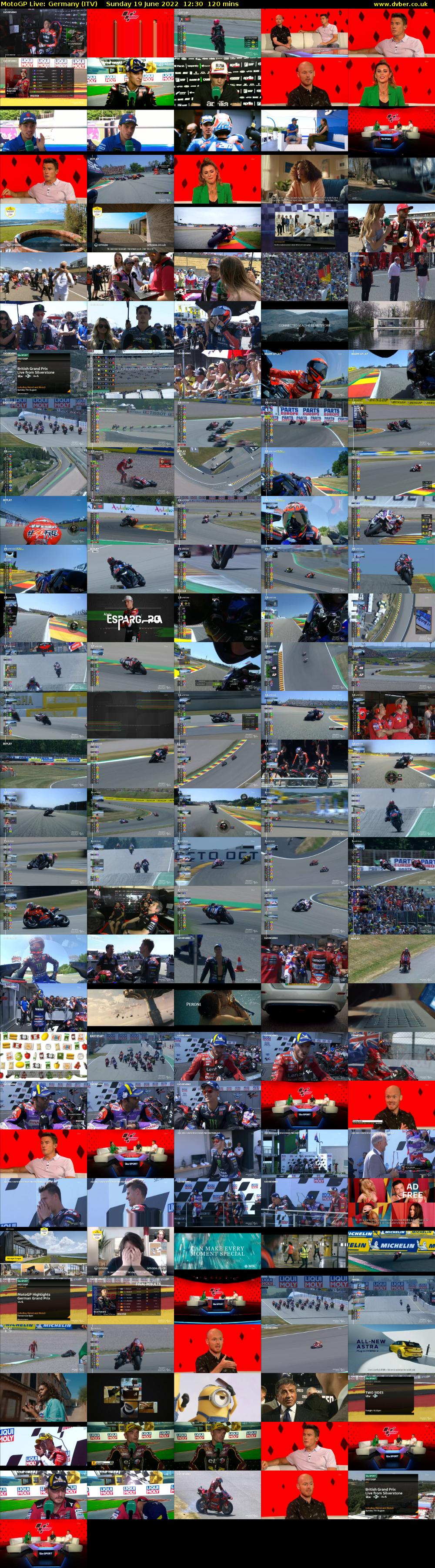 MotoGP Live: Germany (ITV) Sunday 19 June 2022 12:30 - 14:30