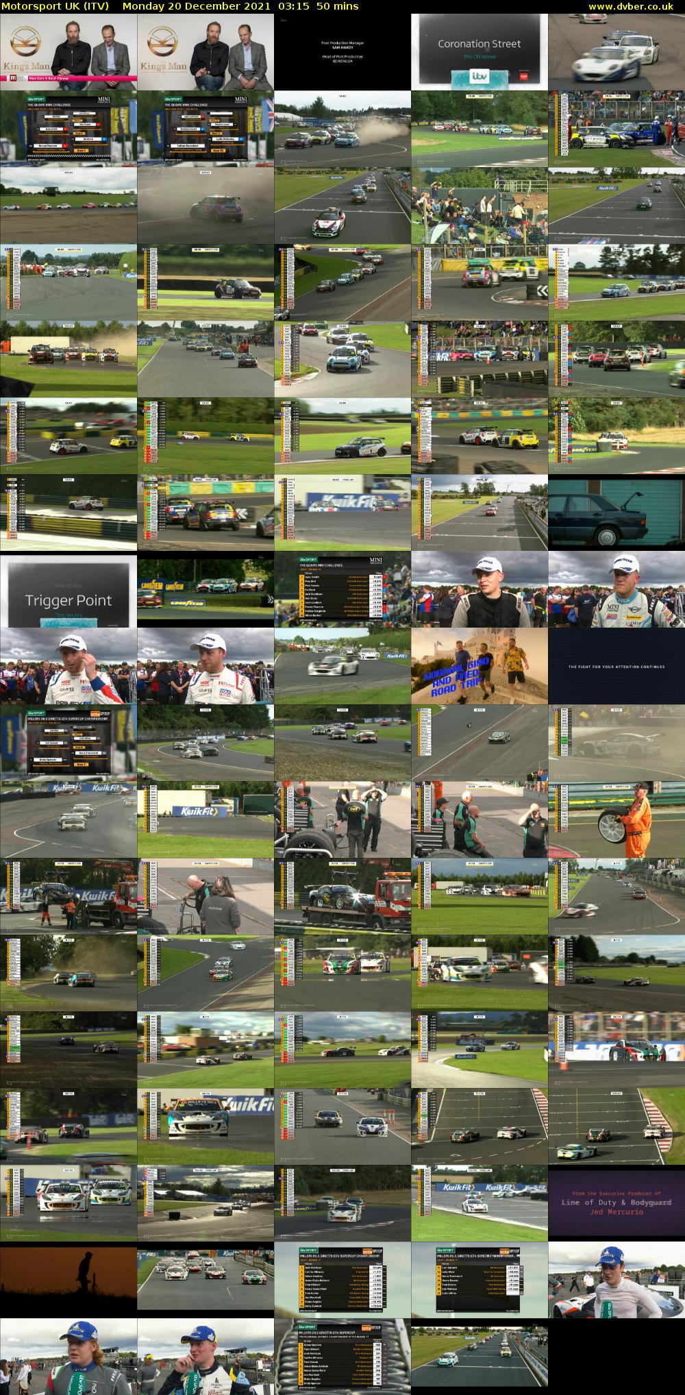 Motorsport UK (ITV) Monday 20 December 2021 03:15 - 04:05