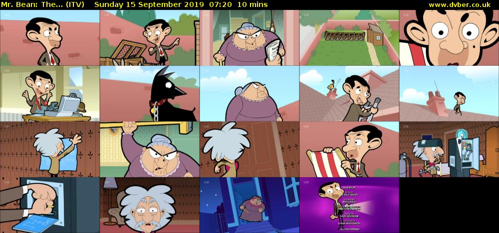 Mr. Bean: The... (ITV) Sunday 15 September 2019 07:20 - 07:30