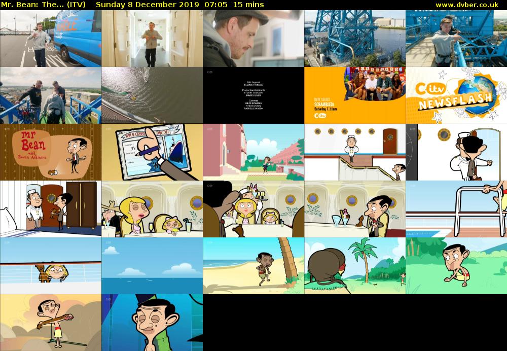Mr. Bean: The... (ITV) Sunday 8 December 2019 07:05 - 07:20