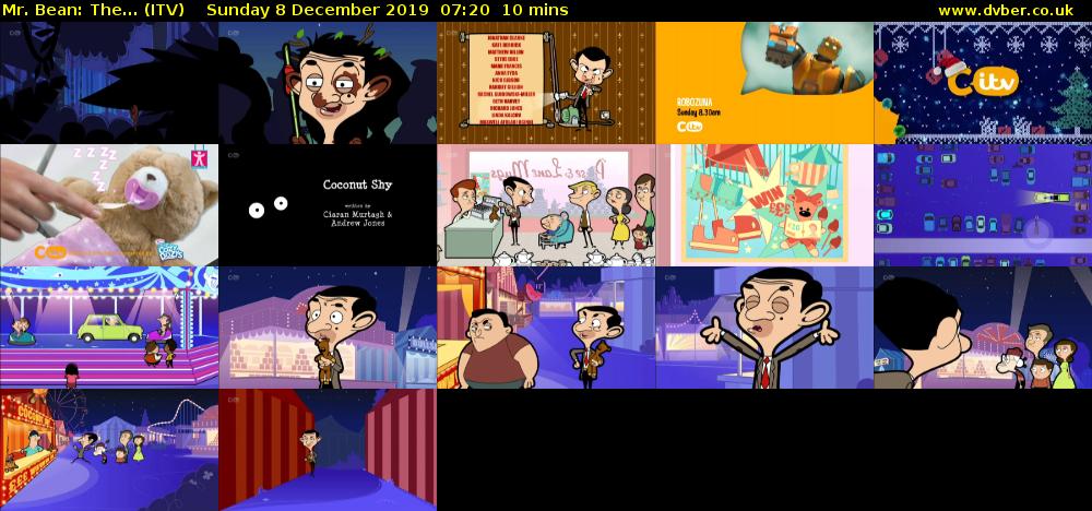 Mr. Bean: The... (ITV) Sunday 8 December 2019 07:20 - 07:30