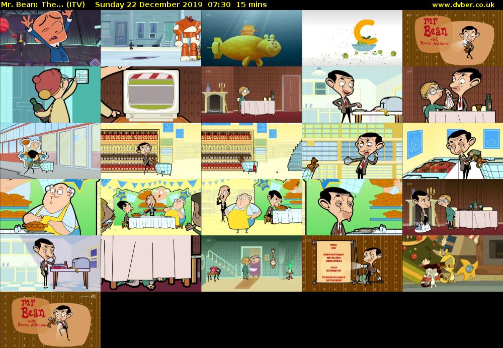Mr. Bean: The... (ITV) Sunday 22 December 2019 07:30 - 07:45