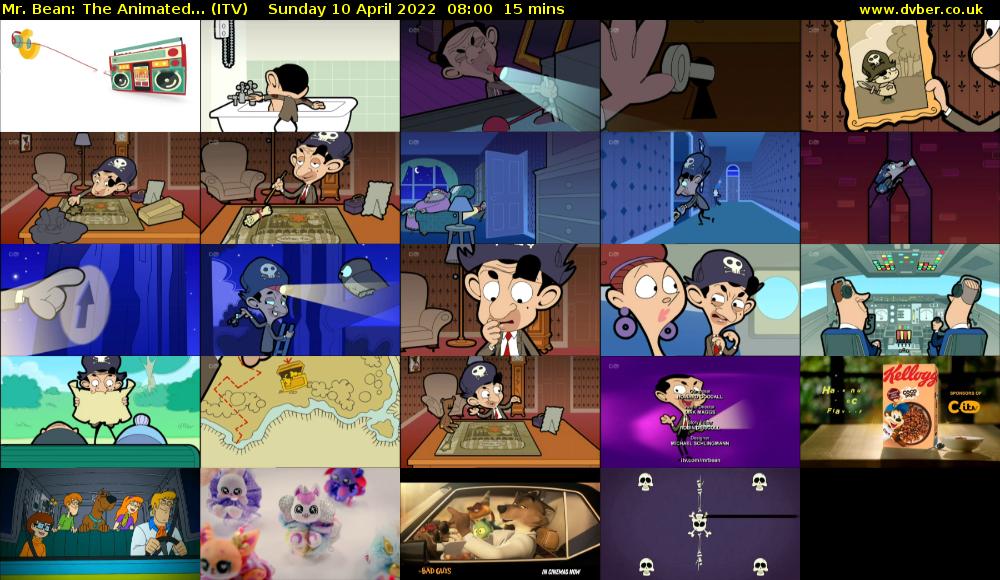 Mr. Bean: The Animated... (ITV) Sunday 10 April 2022 08:00 - 08:15