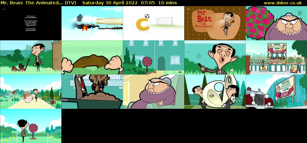 Mr. Bean: The Animated... (ITV) Saturday 30 April 2022 07:05 - 07:15
