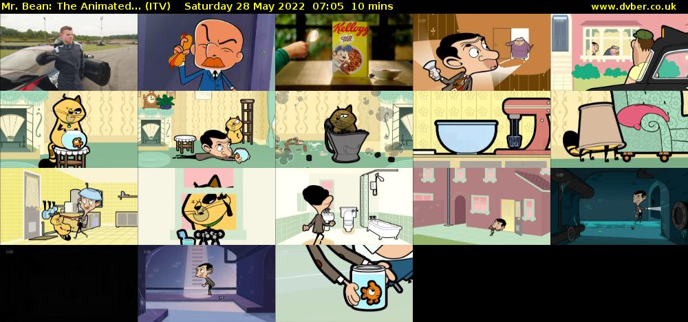 Mr. Bean: The Animated... (ITV) Saturday 28 May 2022 07:05 - 07:15