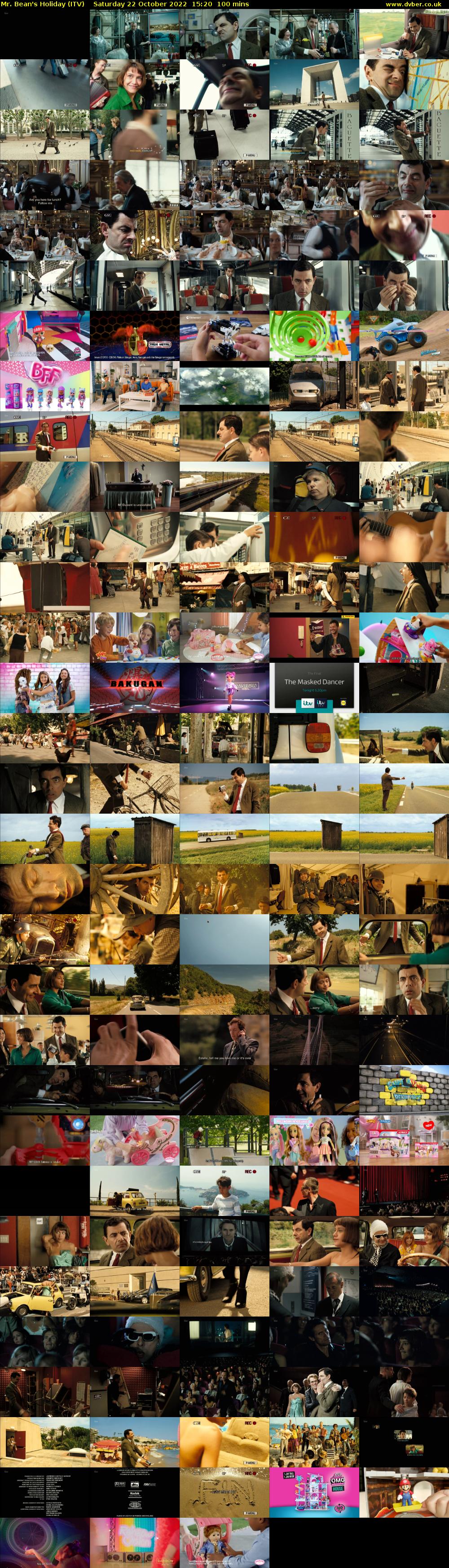 Mr. Bean's Holiday (ITV) Saturday 22 October 2022 15:20 - 17:00