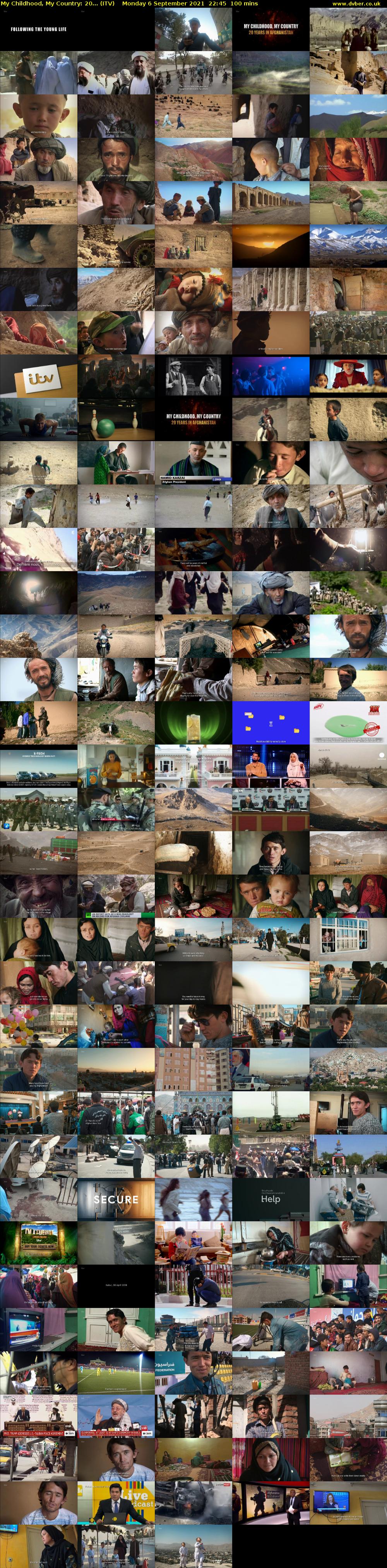 My Childhood, My Country: 20... (ITV) Monday 6 September 2021 22:45 - 00:25