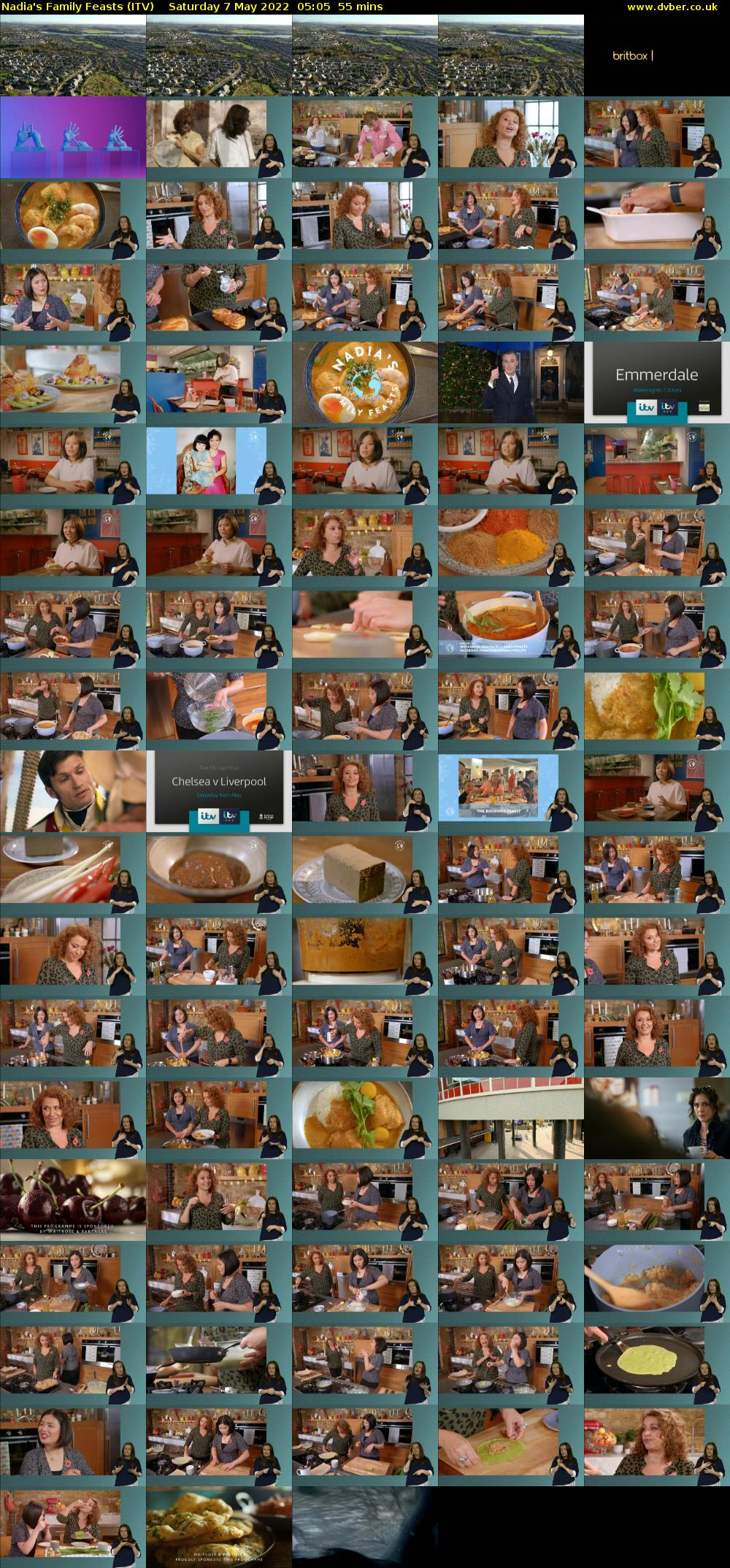 Nadia's Family Feasts (ITV) Saturday 7 May 2022 05:05 - 06:00