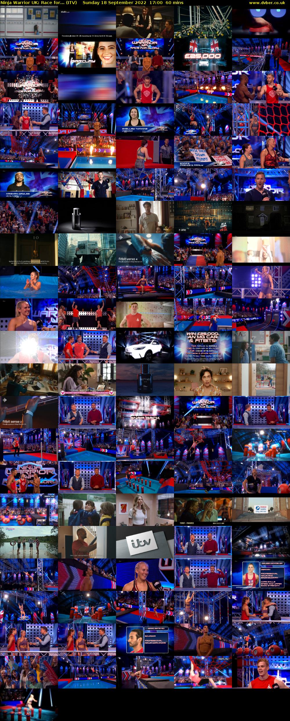 Ninja Warrior UK: Race for... (ITV) Sunday 18 September 2022 17:00 - 18:00